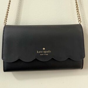 Kate Spade Black Leather Crossbody Bag